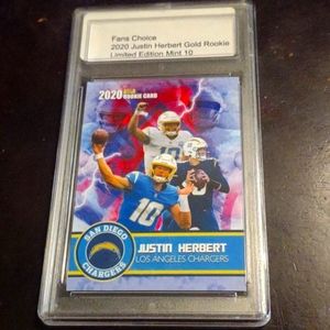 COPY - 2020 Justin Herbert Gold Rookie